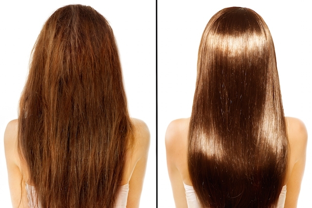 Antes e depois do botox capilar