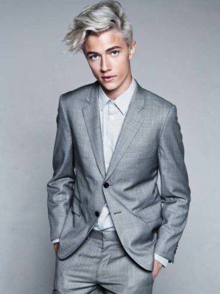 Loiro platinado masculino