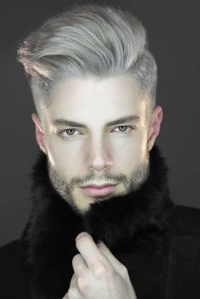Loiro platinado masculino