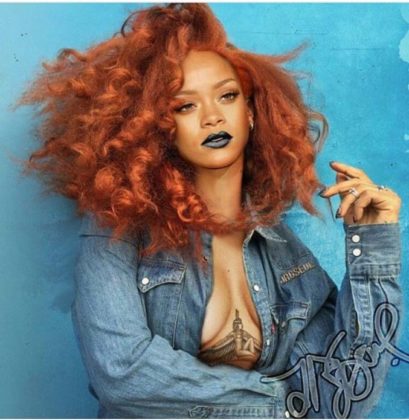 Rihanna ruiva